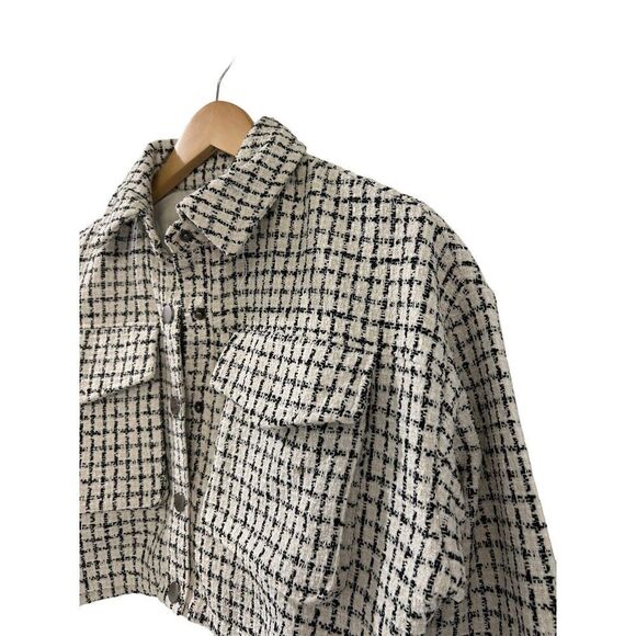 Windsor Chic Sophistication Tweed Cropped Jacket NWT Small (Sold Out Online) $52 - Picture 7 of 14